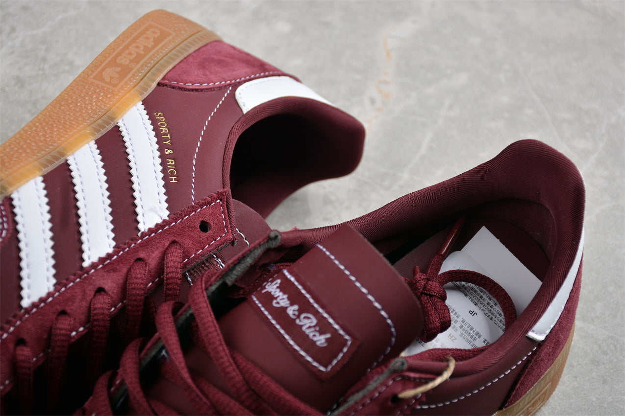 Sporty & Rich bordô e branco