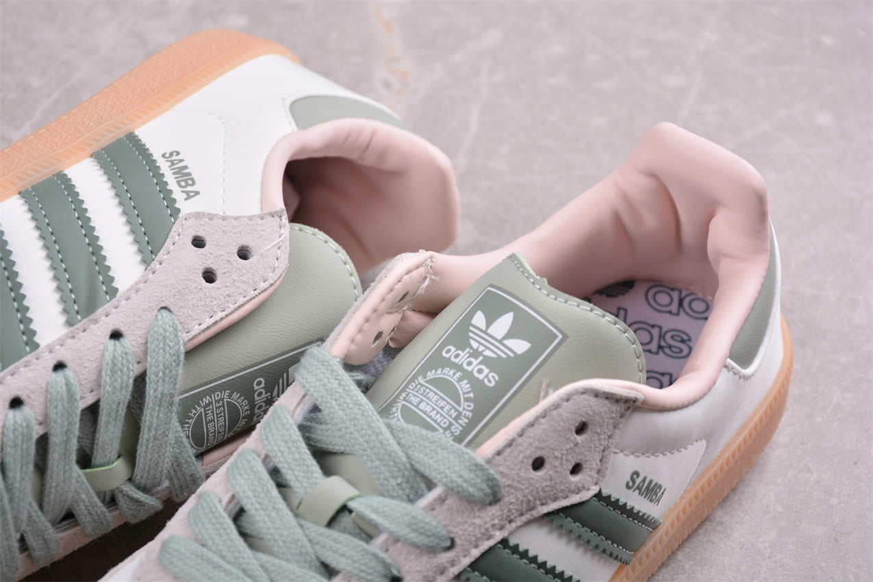 Samba Vegan blanco y verde