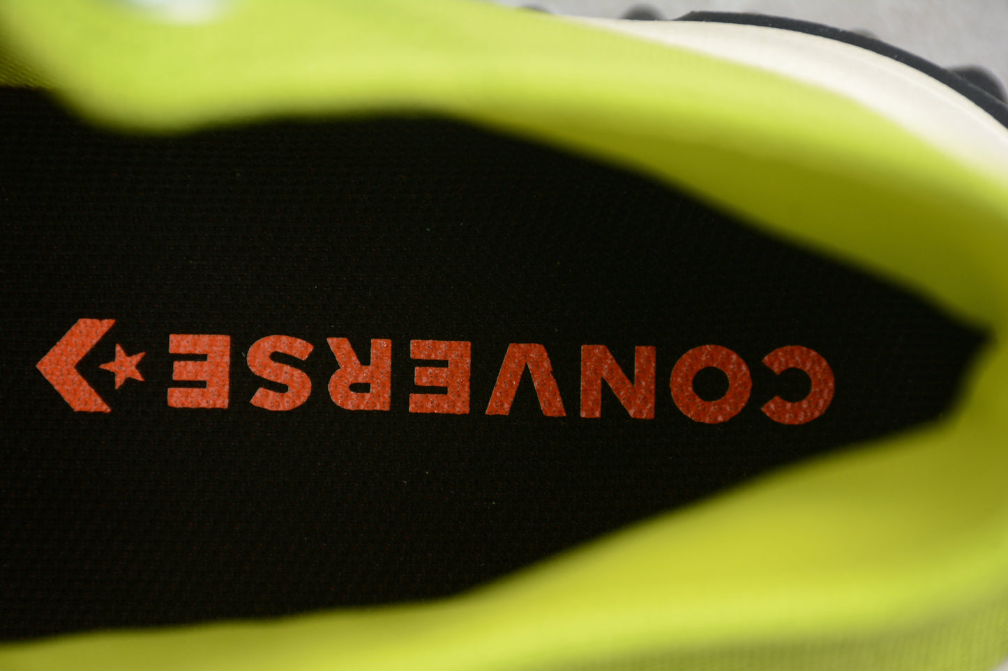 Run Star Motion HI verde-limão, preto e branco