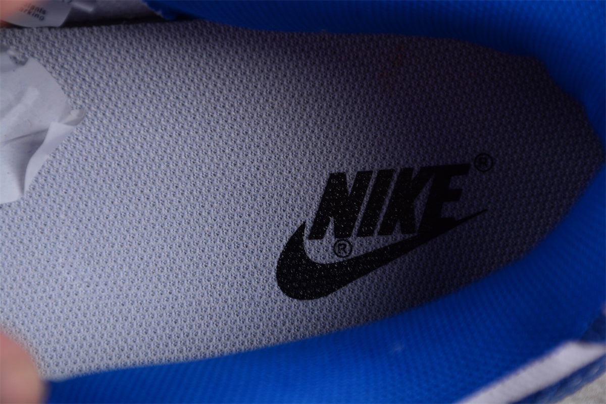 Dunk Low azul e branco