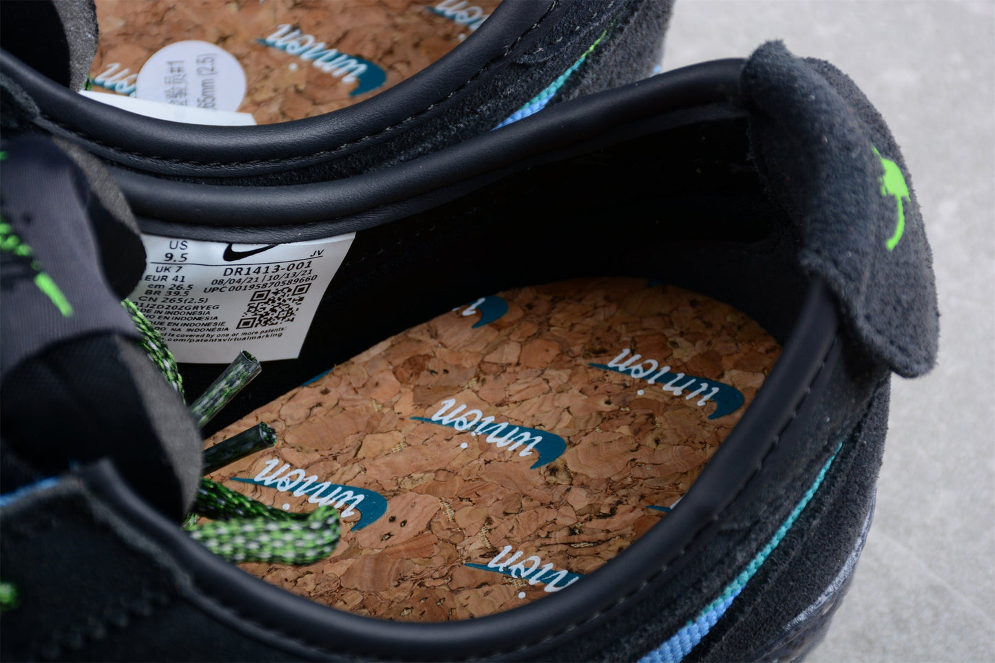 Cortez x Union LA preto, azul e verde