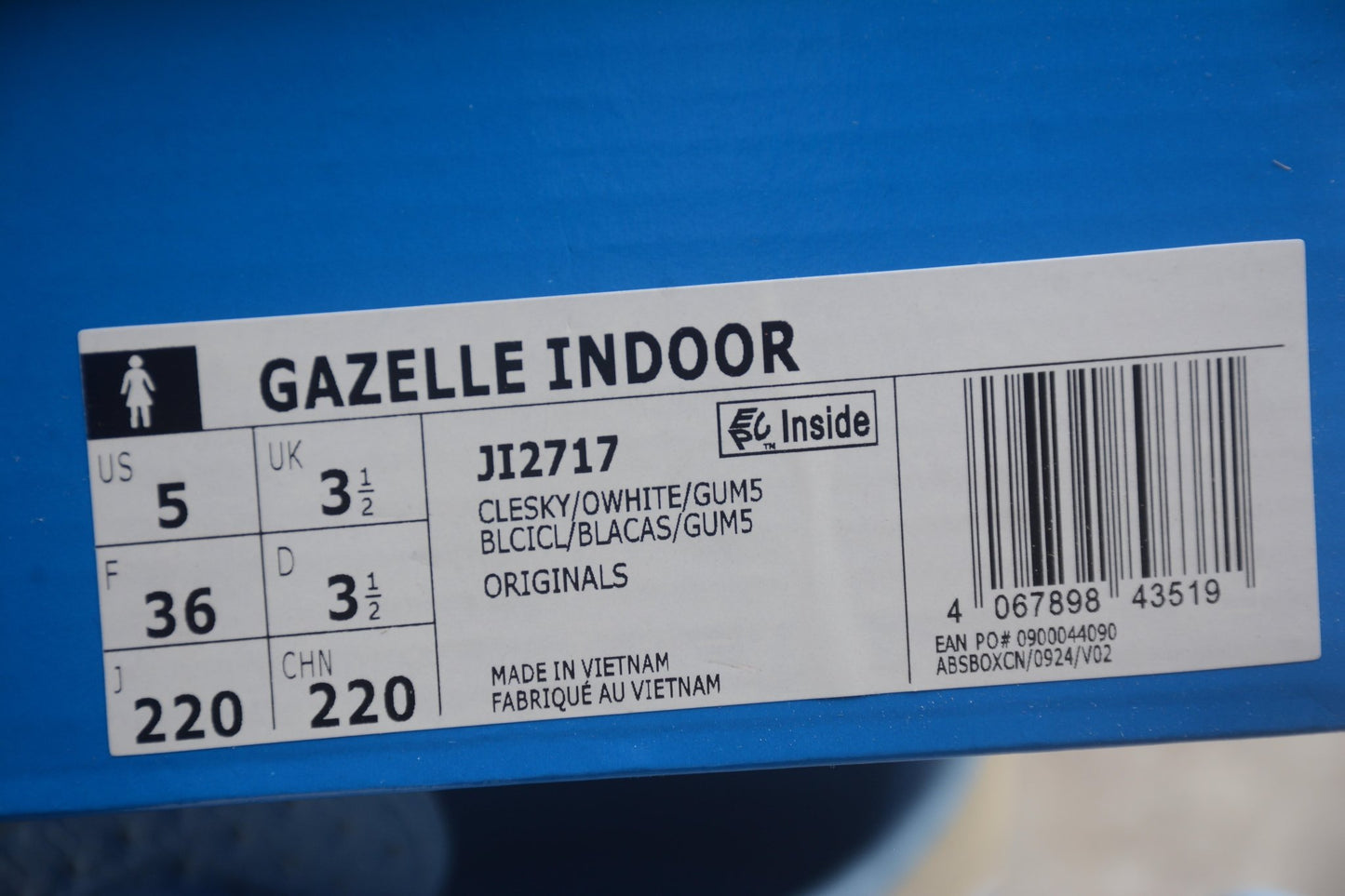 Fabrika Supply Gazelle Sky Blue / Beige | zapatillas Fabrika Supply