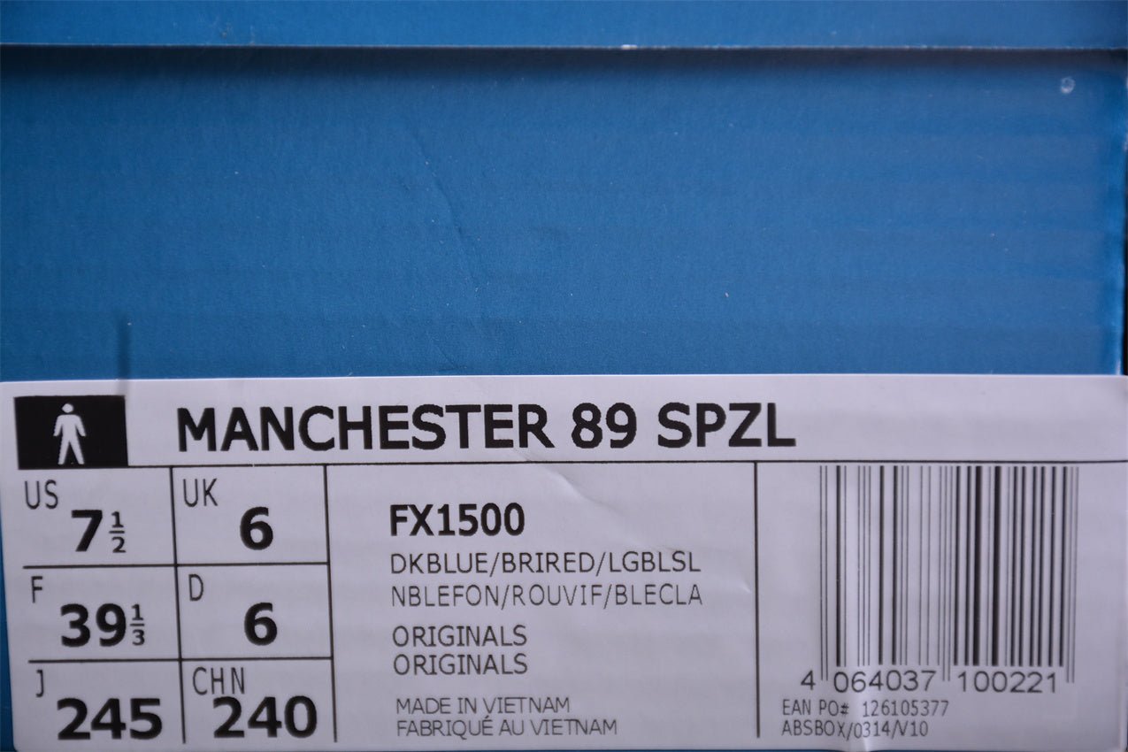 Fabrika Supply Handball Spezial Manchester 89 Navy / Red | zapatillas Fabrika Supply