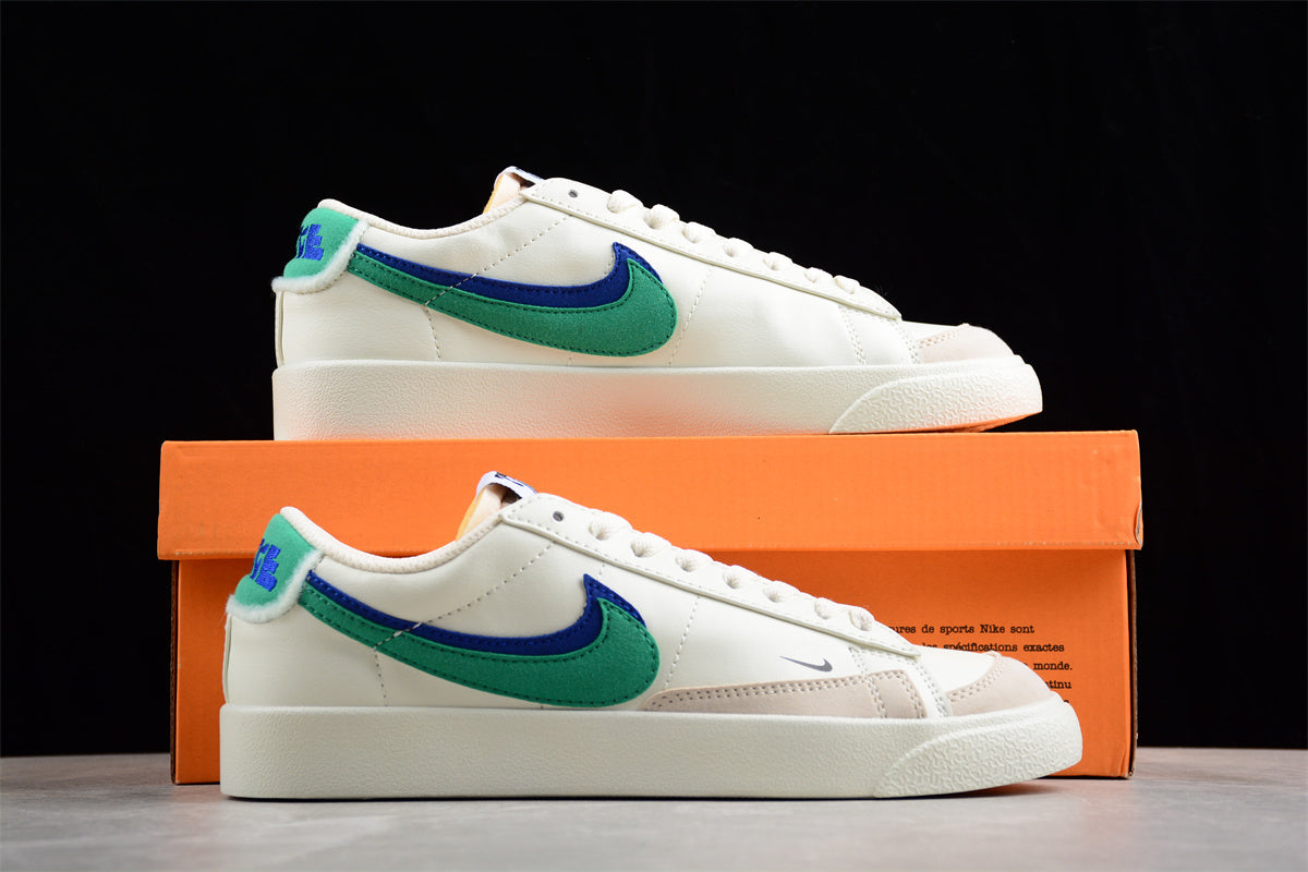 Blazer Low '77 blanco, verde y navy
