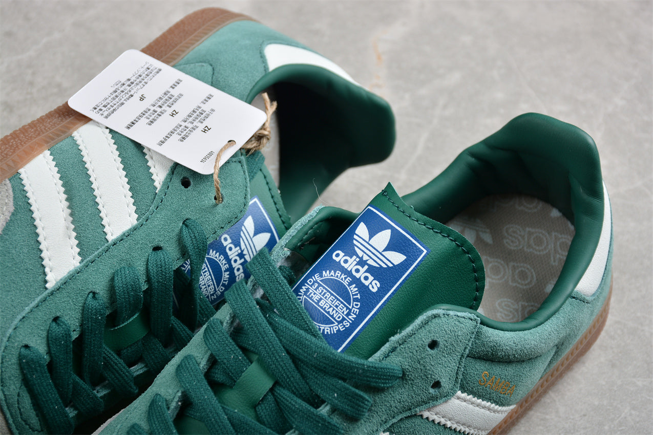 Samba Vegan verde y blanco