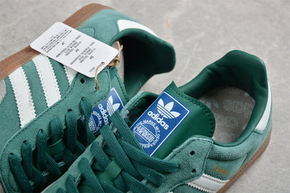 Samba Vegan verde y blanco