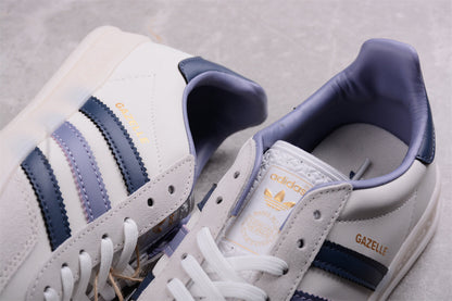 Gazelle branco e azul-marinho