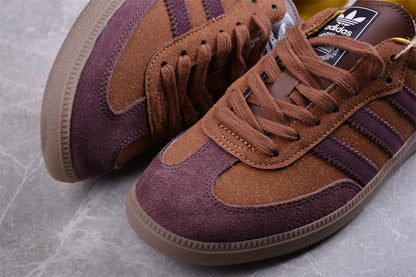 Samba OG marrom e roxo