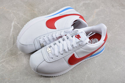 Cortez branco, vermelho e azul