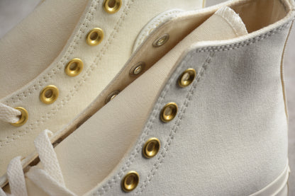 Chuck Taylor All Star Lift Plataforma HI egret e dourado