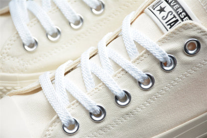 Chuck Taylor All Star Rainbow Plataforma Low branco e creme