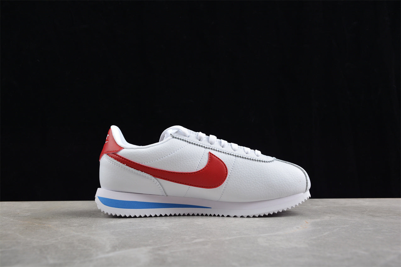 Cortez branco, vermelho e azul