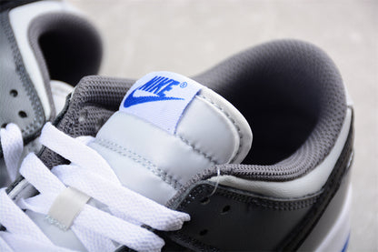 Dunk Low branco, cinzento e preto