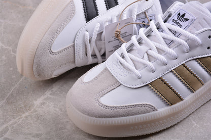 Samba XLG plataforma branco, preto e dourado