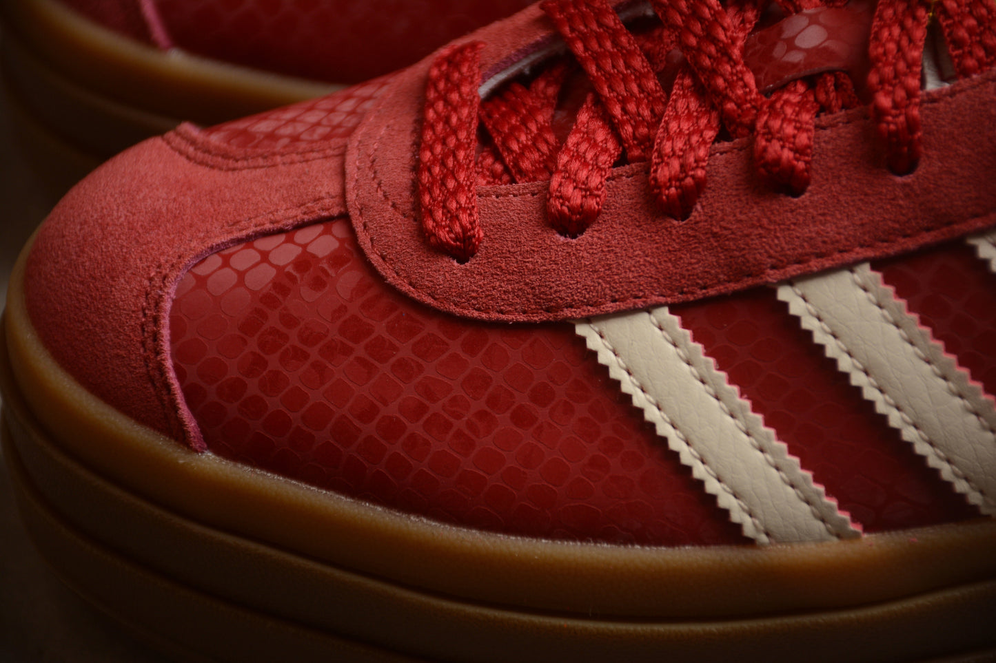 Gazelle Bold rojo y blanco