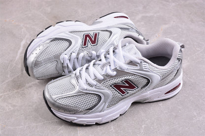 NB 530 prateadas e bordô