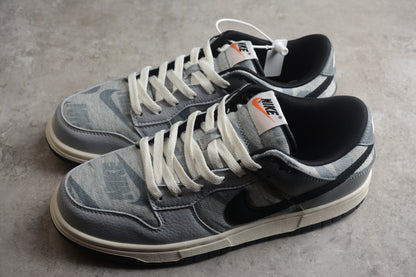 Dunk Low cinza e off-noir