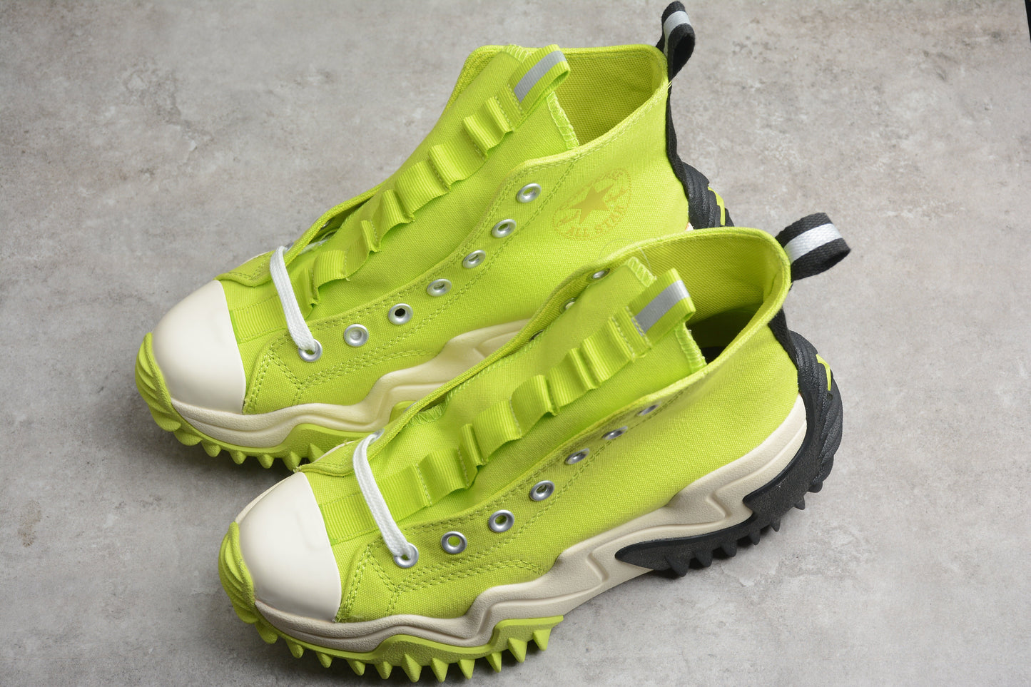 Run Star Motion HI verde-limão, preto e branco