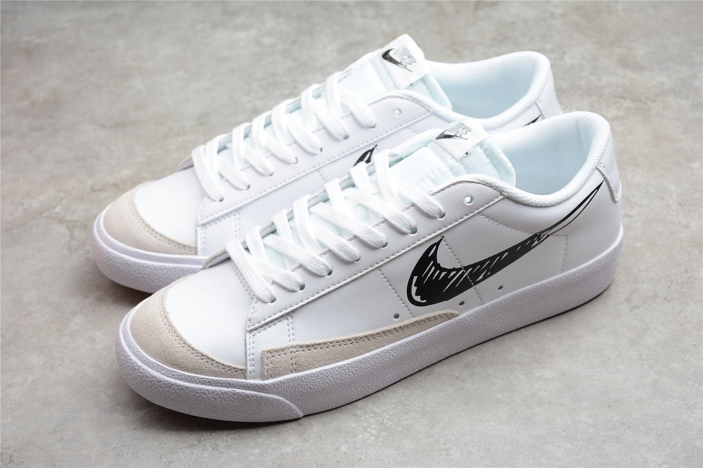 Blazer low '77 branco e preto
