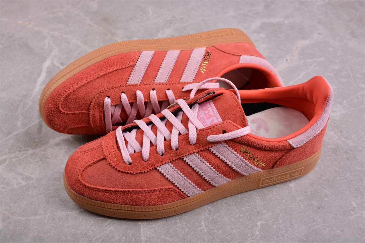 Handball Spezial vermelho coral e rosa-claro