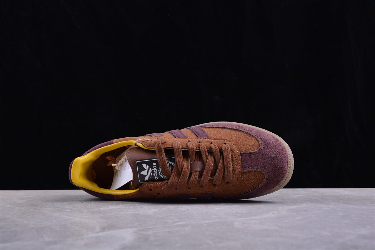 Samba OG marrom e roxo