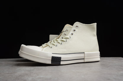 Chuck 70 Plus HI branco e preto