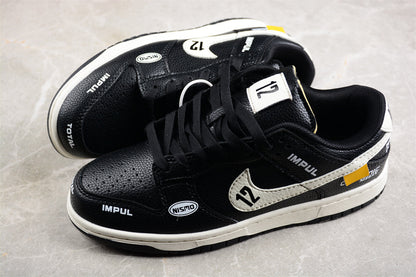 Dunk Low “Calsonic Nissan Impul” preto e branco