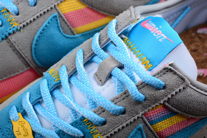 Cortez x Union LA cinzento, azul, amarelo e rosa