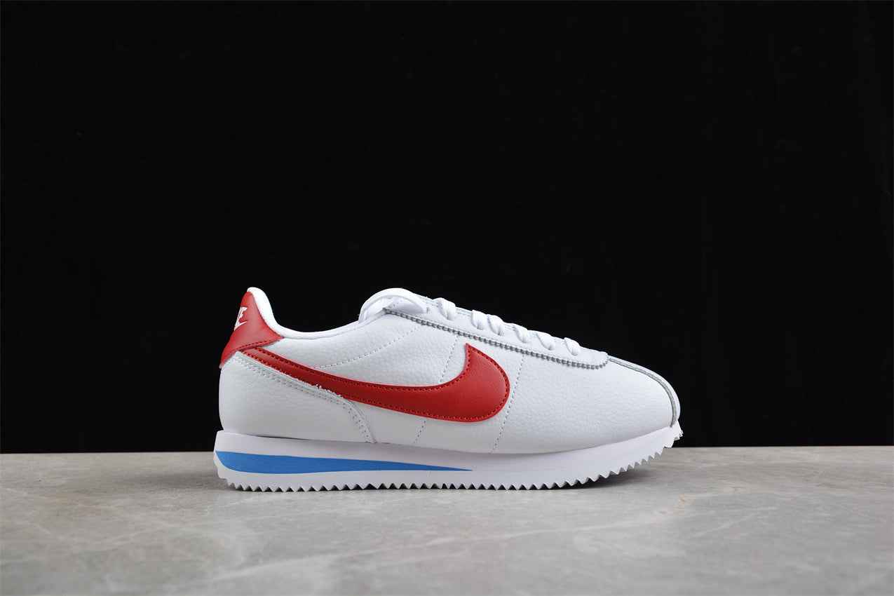 Cortez branco, vermelho e azul