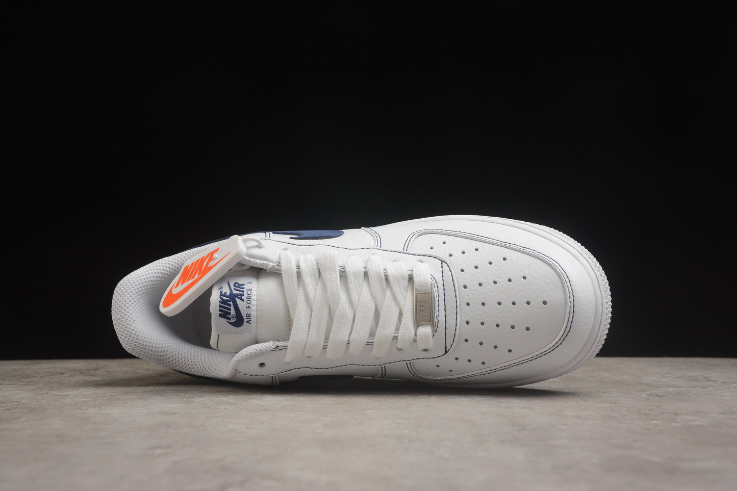 Air Force 1 low branco e azul
