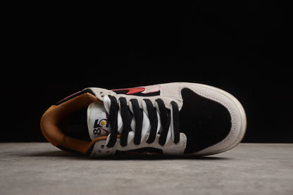 Dunk Low “85” gris, negro y rojo