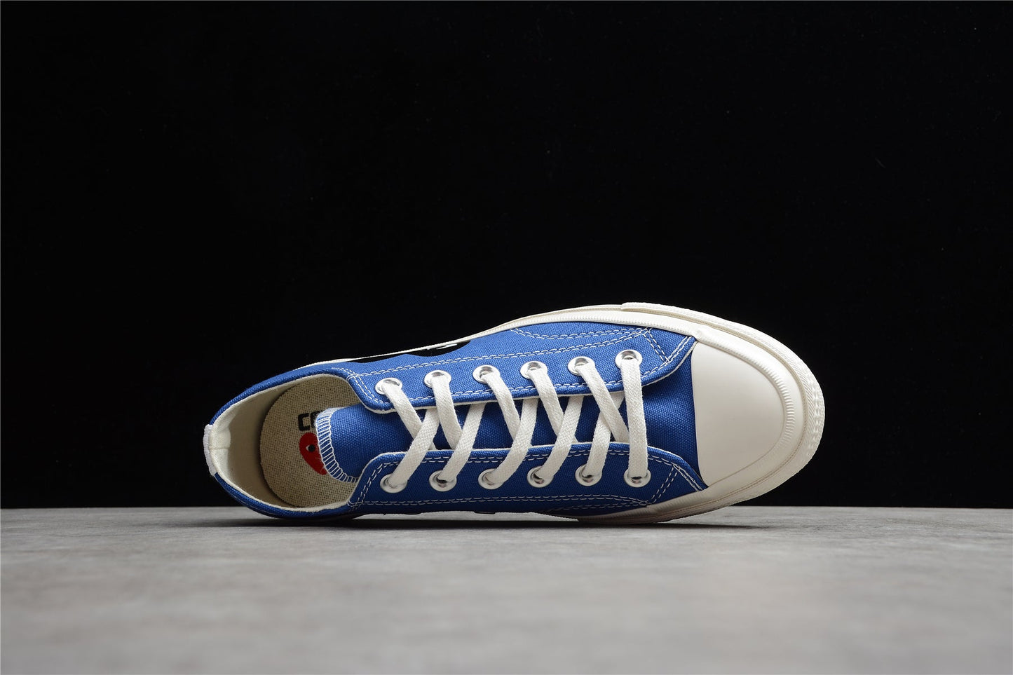 Comme des Garçons Play Chuck 70 low Platforma azul
