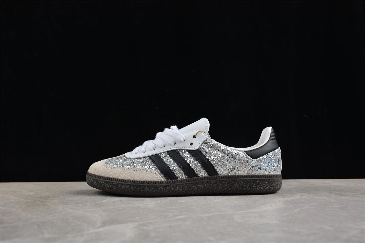 Samba OG prateado com preto