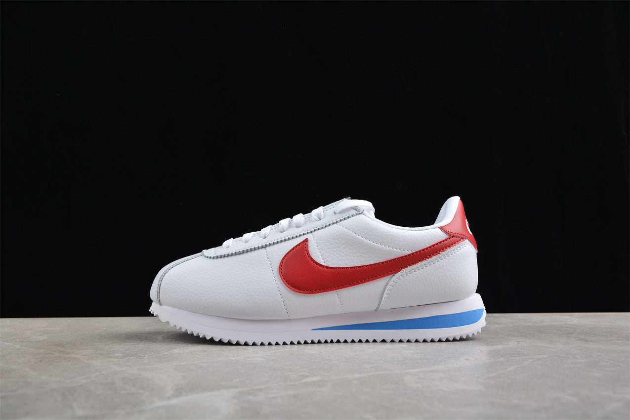 Cortez branco, vermelho e azul