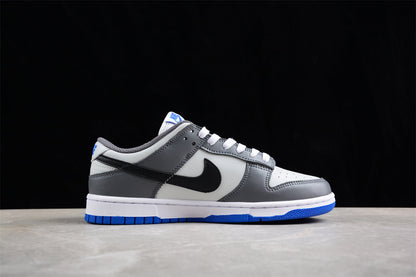 Dunk Low branco, cinzento e preto
