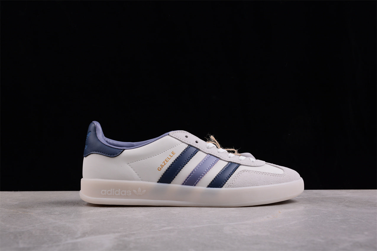 Gazelle branco e azul-marinho