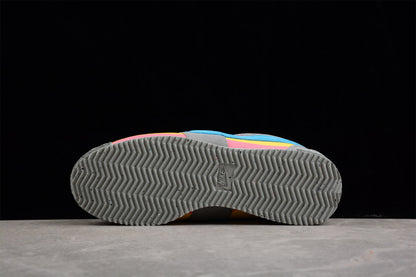 Cortez x Union LA cinzento, azul, amarelo e rosa