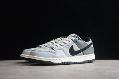 Dunk Low cinza e off-noir