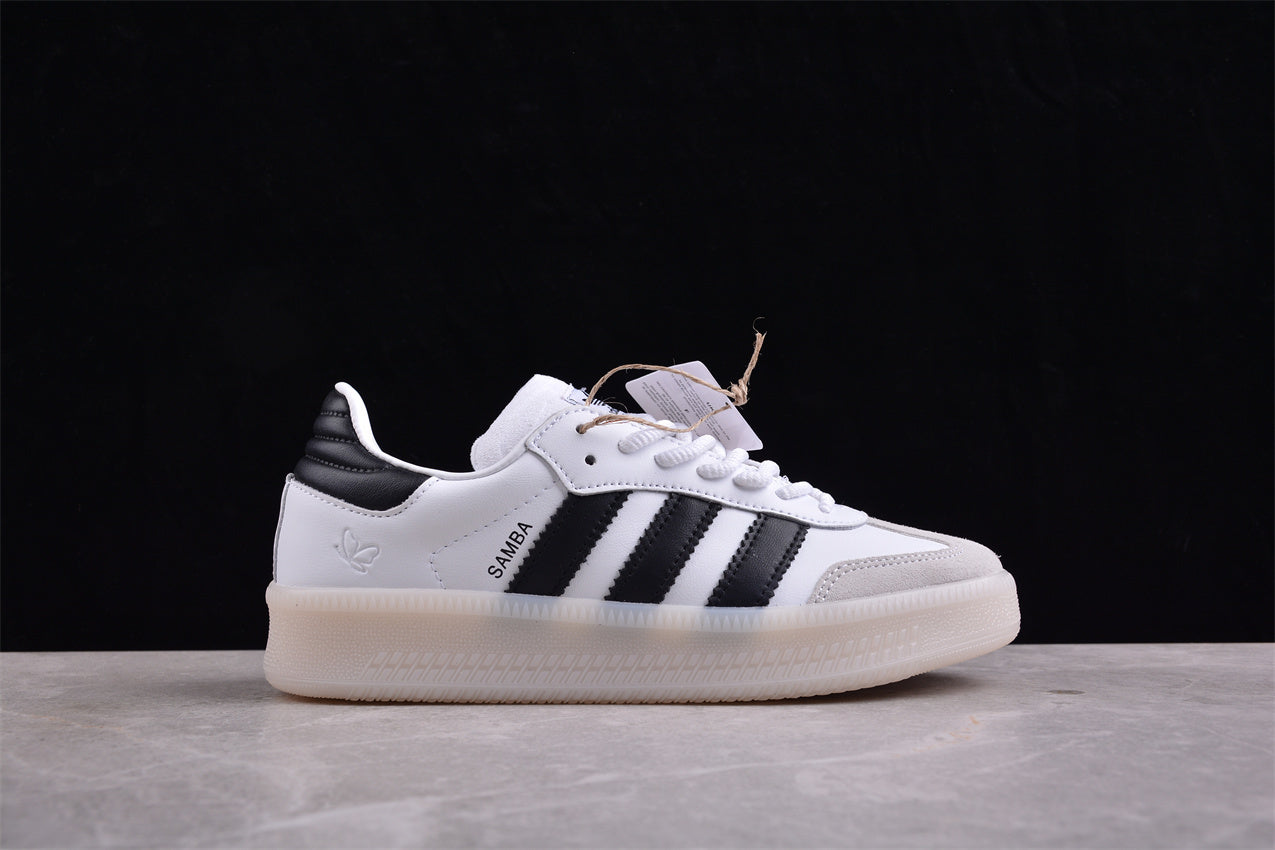 Samba XLG plataforma branco, preto e dourado