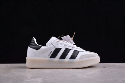 Samba XLG plataforma branco, preto e dourado