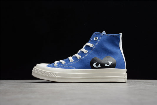 Comme des Garçons Play Chuck 70 HI Plataforma azul