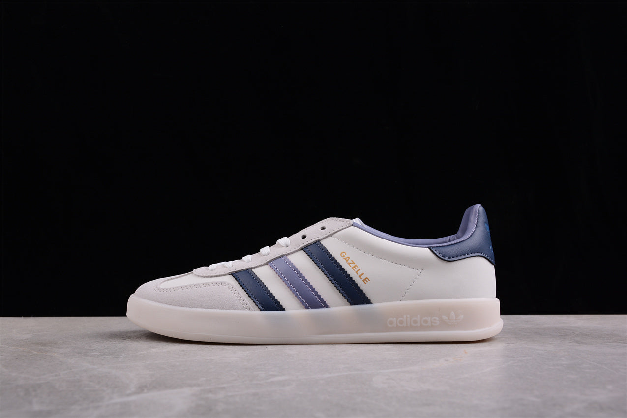Gazelle branco e azul-marinho
