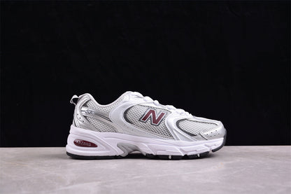 NB 530 prateadas e bordô