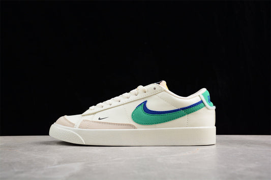 Blazer Low '77 blanco, verde y navy