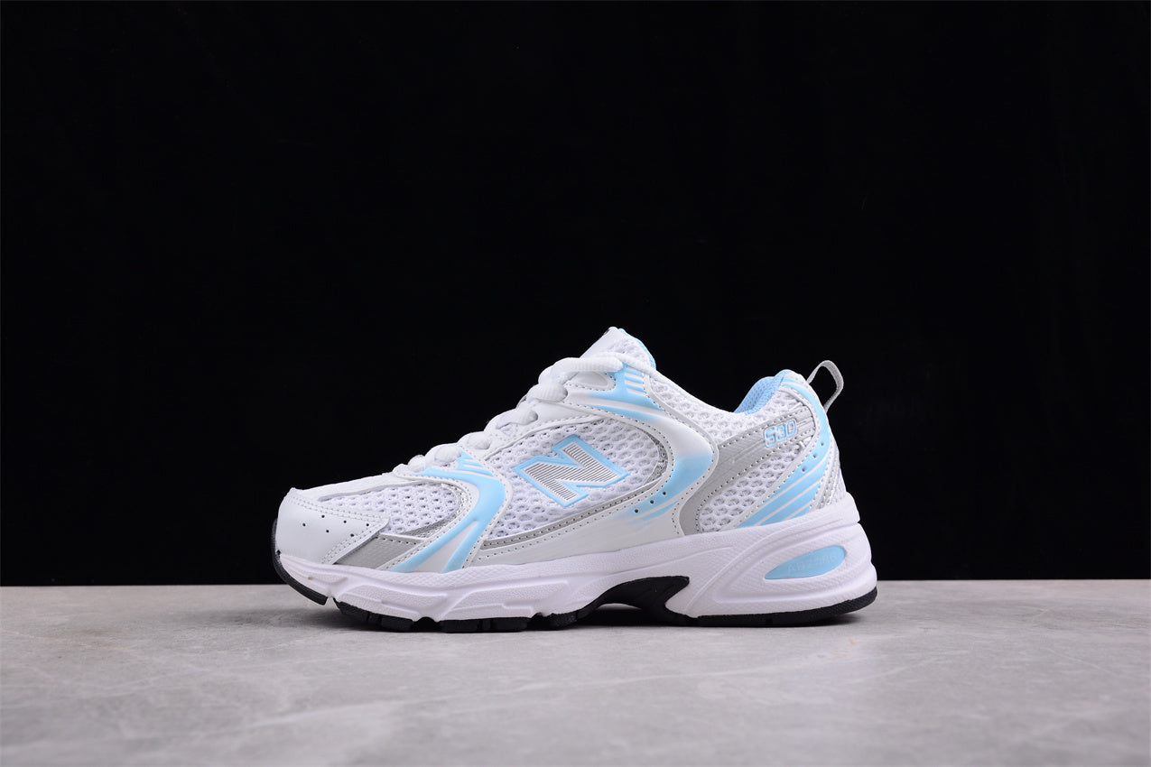 NB 530 branco e azul-celeste