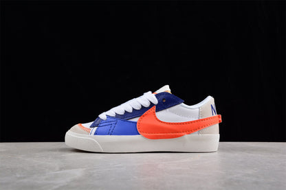 Blazer Low ’77 branco, azul e vermelho