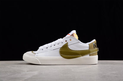 Blazer Low ’77 branco e dourado
