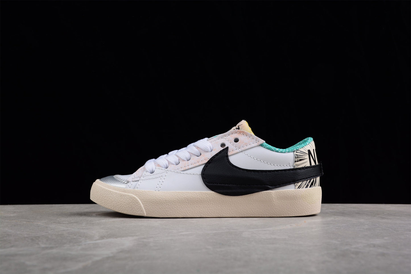 Blazer Low ’77 branco e multicolorido