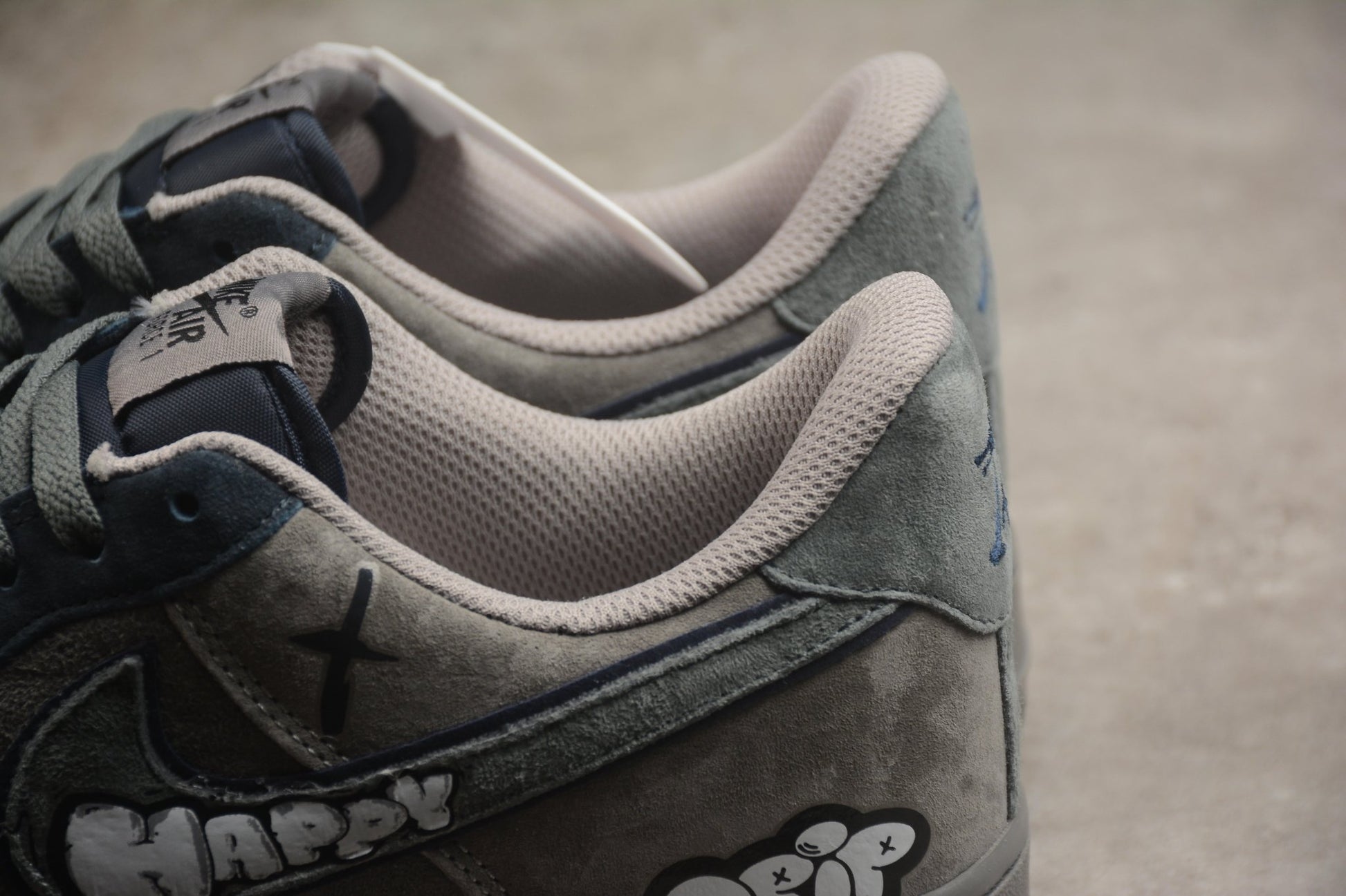 Fabrika Supply Air Force 1 Low Happy Drip / Grey Suede | zapatillas Fabrika Supply