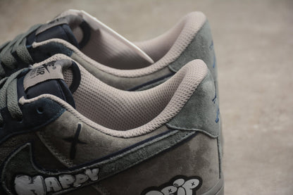 Fabrika Supply Air Force 1 Low Happy Drip / Grey Suede | zapatillas Fabrika Supply